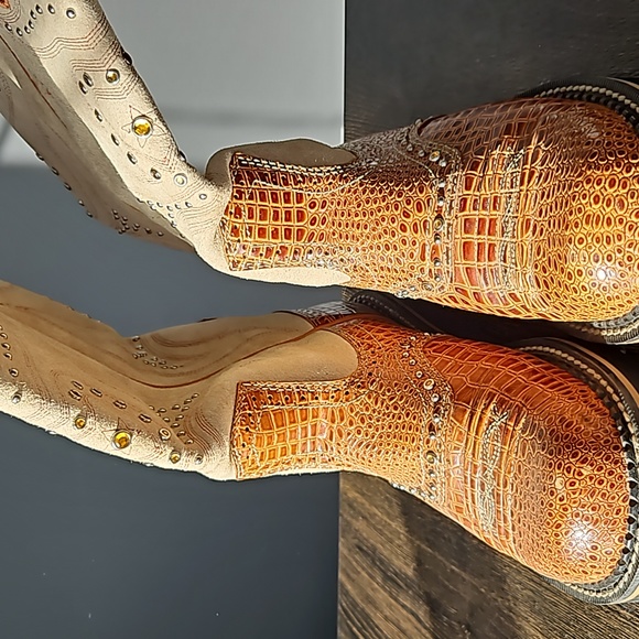 Ariat Womens Cowboy Boots Sz 6.5 - Picture 5 of 7